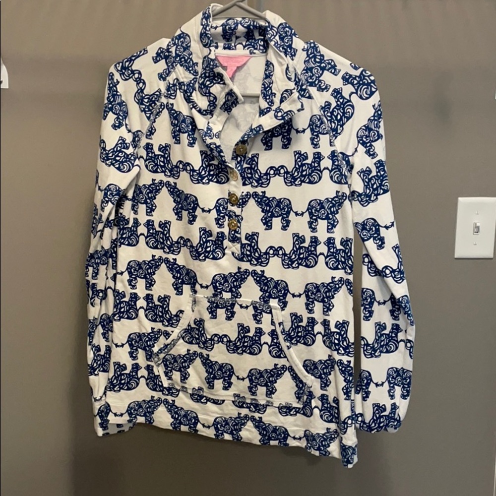 Lilly Pulitzer lucky trunks popover xs